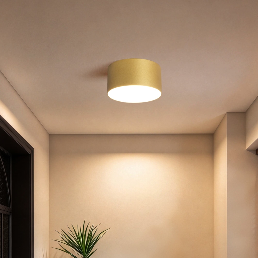 BRILAGI - LED kültéri mennyezeti lámpatest FORIS LED/14W/230V átm. 12 cm arany IP44