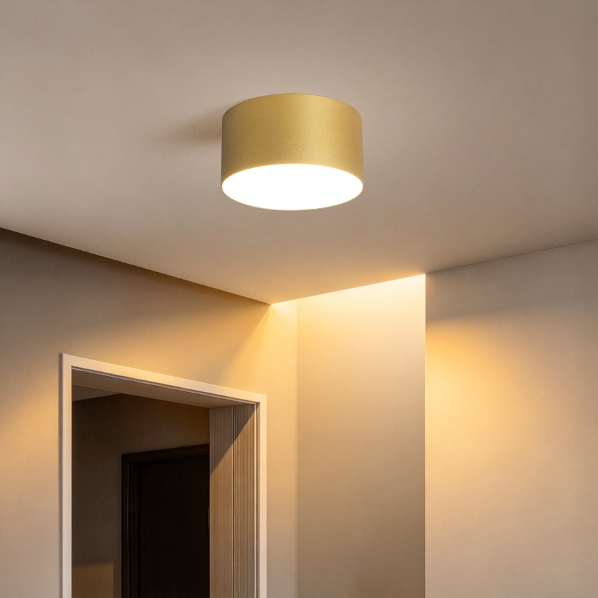 BRILAGI - LED kültéri mennyezeti lámpatest FORIS LED/14W/230V átm. 12 cm arany IP44