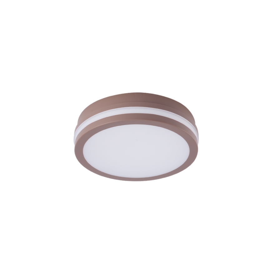 Brilagi - LED kültéri mennyezeti lámpatest BENE LED/18W/230V átm. 21,5 cm barna IP54