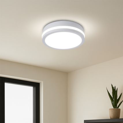 Brilagi - LED kültéri mennyezeti lámpatest BENE LED/18W/230V átm. 21,5 cm fehér IP54