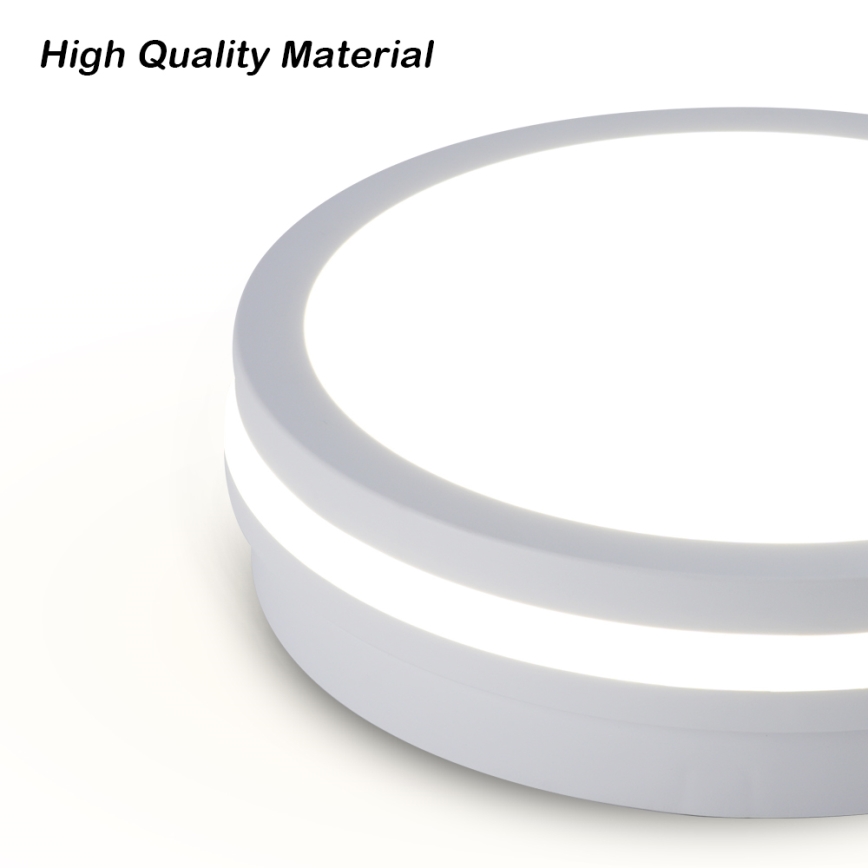 Brilagi - LED kültéri mennyezeti lámpatest BENE LED/18W/230V átm. 21,5 cm fehér IP54