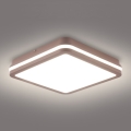 Brilagi - LED kültéri mennyezeti lámpatest BENE LED/24W/230V 26x26 cm barna IP54