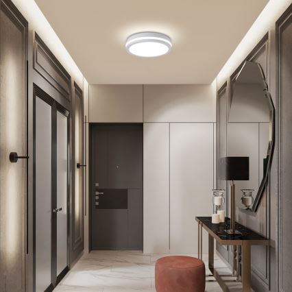 Brilagi - LED kültéri mennyezeti lámpatest BENE LED/24W/230V átm. 26 cm fehér IP54