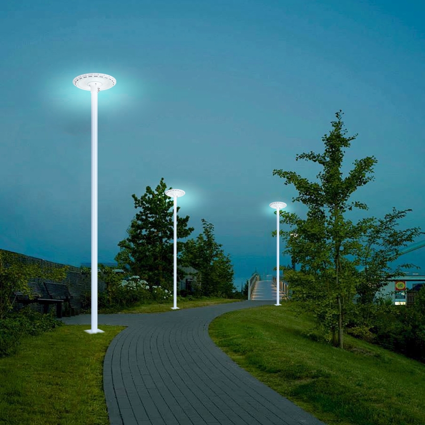 Brilagi - LED kültéri utcai lámpa 3 m-es oszloppal URBANSPARK LED/120W/230V fehér IP65