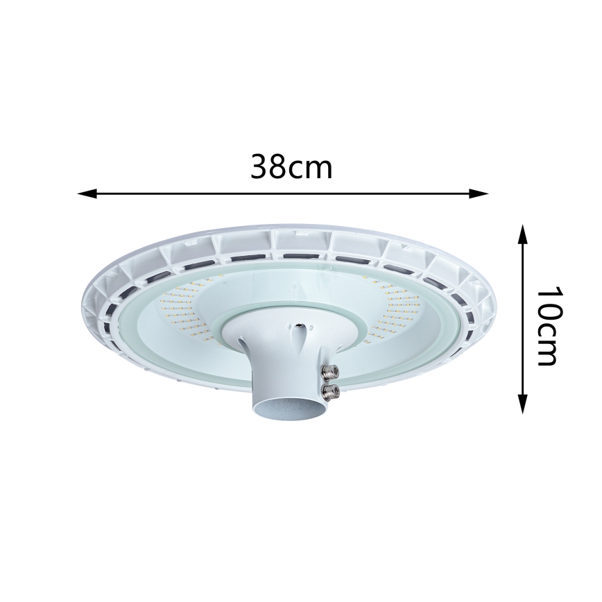 Brilagi - LED kültéri utcai lámpa 3 m-es oszloppal URBANSPARK LED/120W/230V fehér IP65