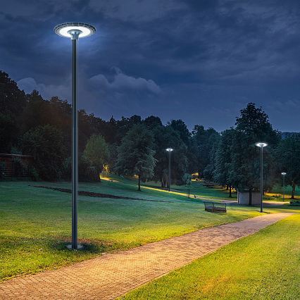 Brilagi - LED kültéri utcai lámpa 3 m-es oszloppal URBANSPARK LED/120W/230V antracit IP65