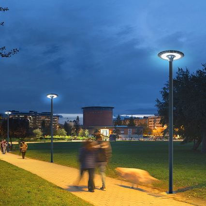 Brilagi - LED kültéri utcai lámpa 4 m oszloppal URBANSPARK LED/120W/230V antracit IP65