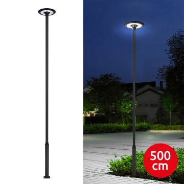 Brilagi - LED kültéri utcai lámpa 5 m-es oszloppal URBANSPARK LED/120W/230V fekete IP65