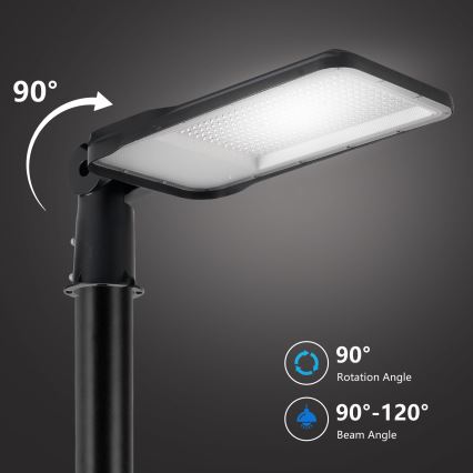 Brilagi - LED kültéri utcai lámpa állítható csuklóval URBANLIGHT LED/200W/230V fekete IP65