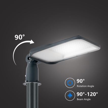 Brilagi - LED kültéri utcai lámpa csuklóval URBANLIGHT LED/100W/230V antracit IP65