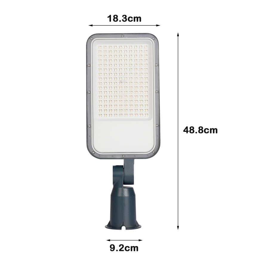 Brilagi - LED kültéri utcai lámpa csuklóval URBANLIGHT LED/100W/230V antracit IP65