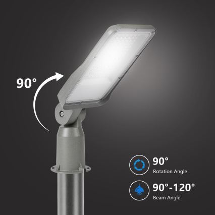Brilagi - LED kültéri utcai lámpa állítható csuklóval URBANLIGHT LED/50W/230V szürke IP65