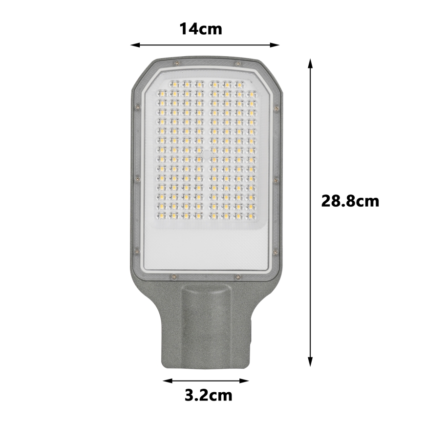 Brilagi - LED kültéri utcai lámpa URBANLIGHT LED/50W/230V szürke IP65