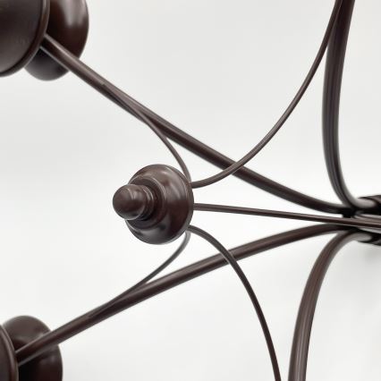 Brilagi - LED csillár láncon COTTAGE 5xE14/40W/230V tölgy/fehér