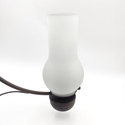 Brilagi - LED láncos csillár COTTAGE 3xE14/40W/230V bükk/barna/fehér