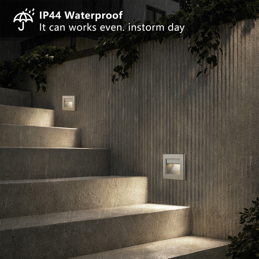 Brilagi - LED lépcsőlámpa STEP LIGHT LED/1,5W/230V IP44 antracit