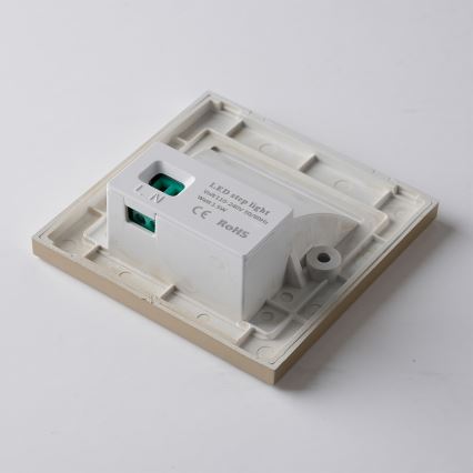 Brilagi - LED lépcsővilágító lámpa STEP LIGHT LED/1,5W/230V IP44 aranyszínű