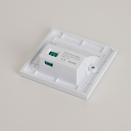 Brilagi - LED lépcsővilágító lámpa STEP LIGHT LED/1,5W/230V IP44 fehér
