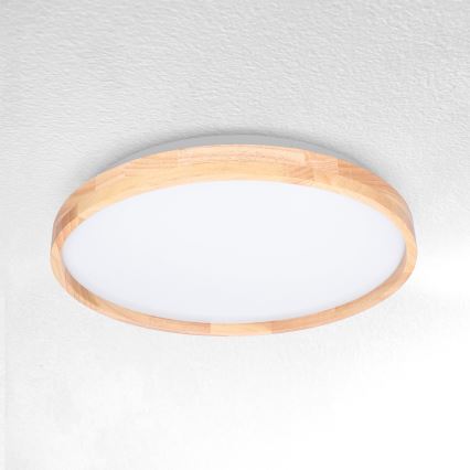 Brilagi - ALSON LED mennyezeti lámpa, 24W/230V, átm. 29,5 cm, tölgy