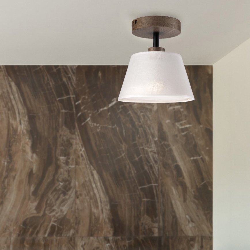 Brilagi - LED Mennyezeti lámpa ANTHONY 1xE14/60W/230V tölgy dió/fehér