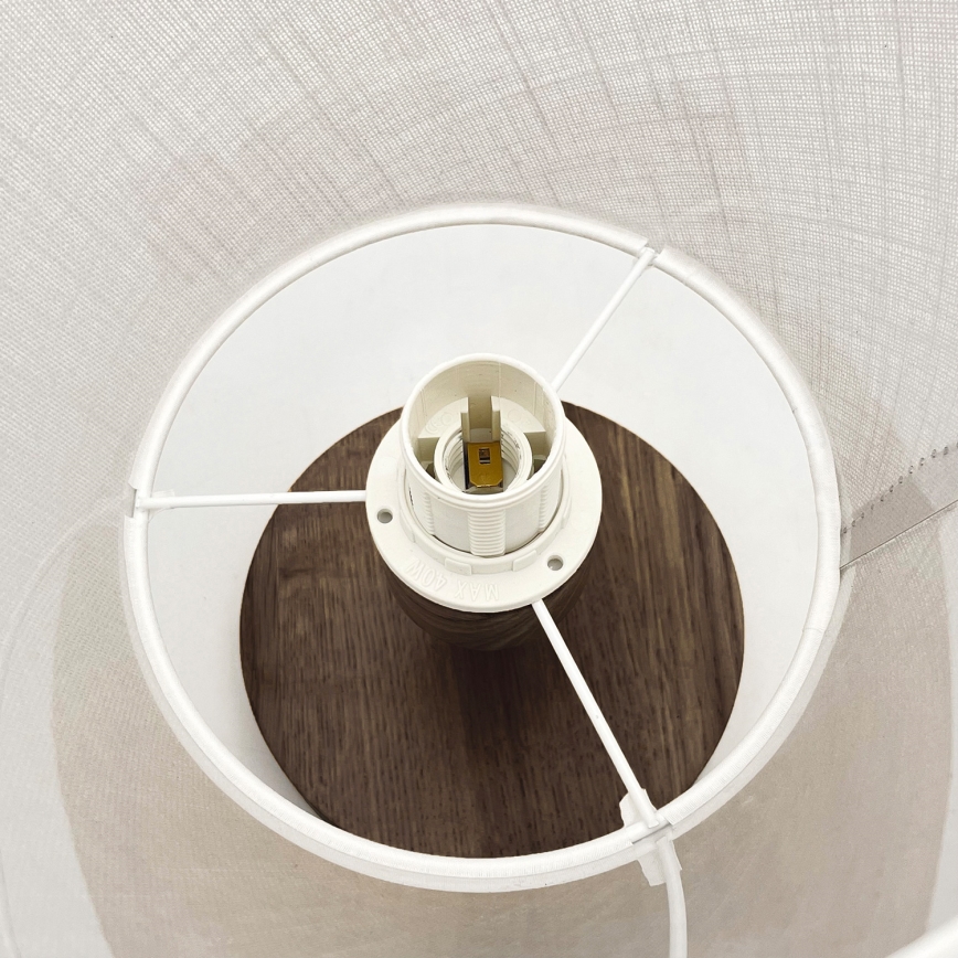 Brilagi - LED Mennyezeti lámpa ANTHONY 1xE14/60W/230V tölgy dió/fehér