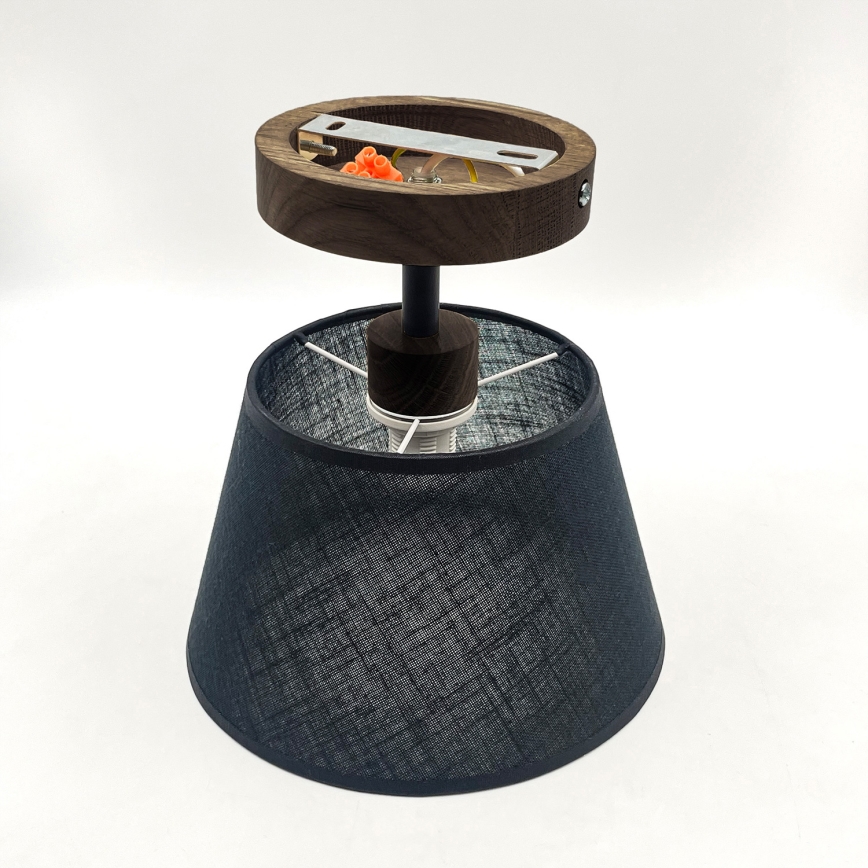 Brilagi - LED Mennyezeti lámpa ANTHONY 1xE14/60W/230V tölgy dió/fekete