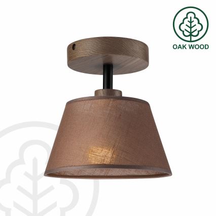 Brilagi - LED Mennyezeti lámpa ANTHONY 1xE14/60W/230V tölgy dióbarna