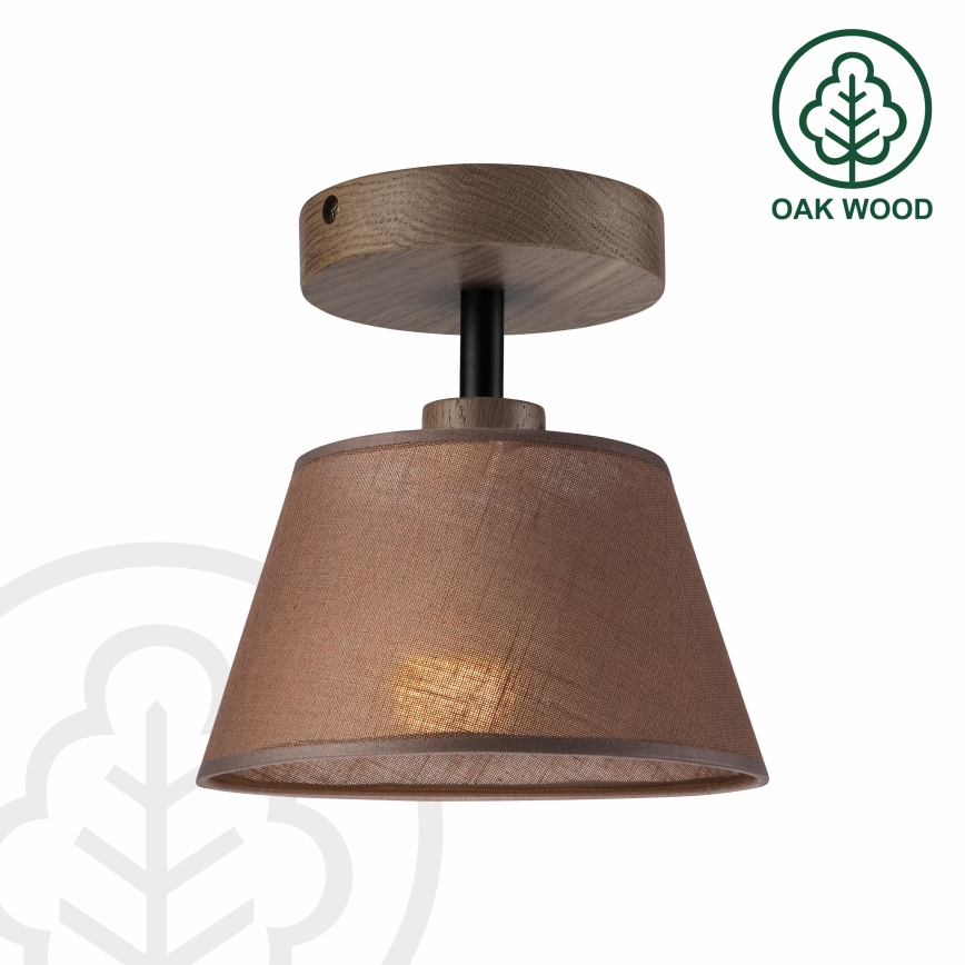 Brilagi - LED Mennyezeti lámpa ANTHONY 1xE14/60W/230V tölgy dióbarna