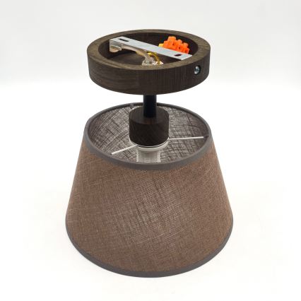 Brilagi - LED Mennyezeti lámpa ANTHONY 1xE14/60W/230V tölgy dióbarna