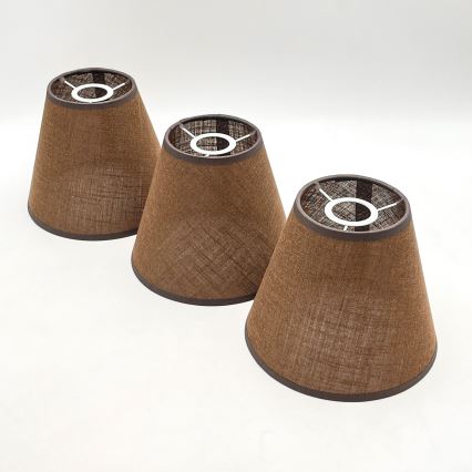 Brilagi - LED Mennyezeti lámpa ANTHONY 3xE14/40W/230V tölgy dióbarna