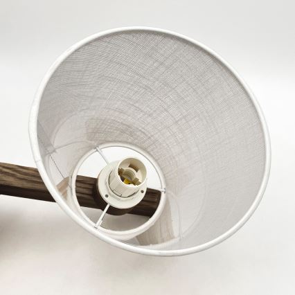 Brilagi - LED Felületre szerelhető csillár ANTHONY 3xE14/40W/230V tölgy dió/fehér