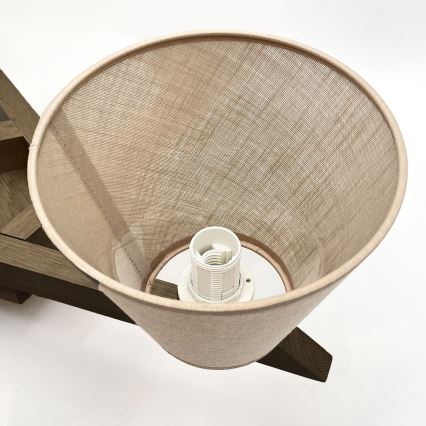 Brilagi - LED Mennyezeti lámpa ANTHONY 5xE14/40W/230V tölgy dió