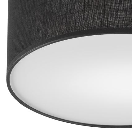 Brilagi - LED mennyezeti lámpa BELLADONNA 1xE27/15W/230V átm. 30 cm fekete/fenyő