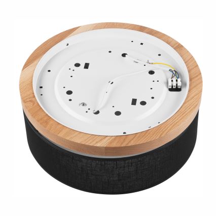 Brilagi - LED mennyezeti lámpa BELLADONNA 2xE27/15W/230V átm. 40 cm fekete/dub