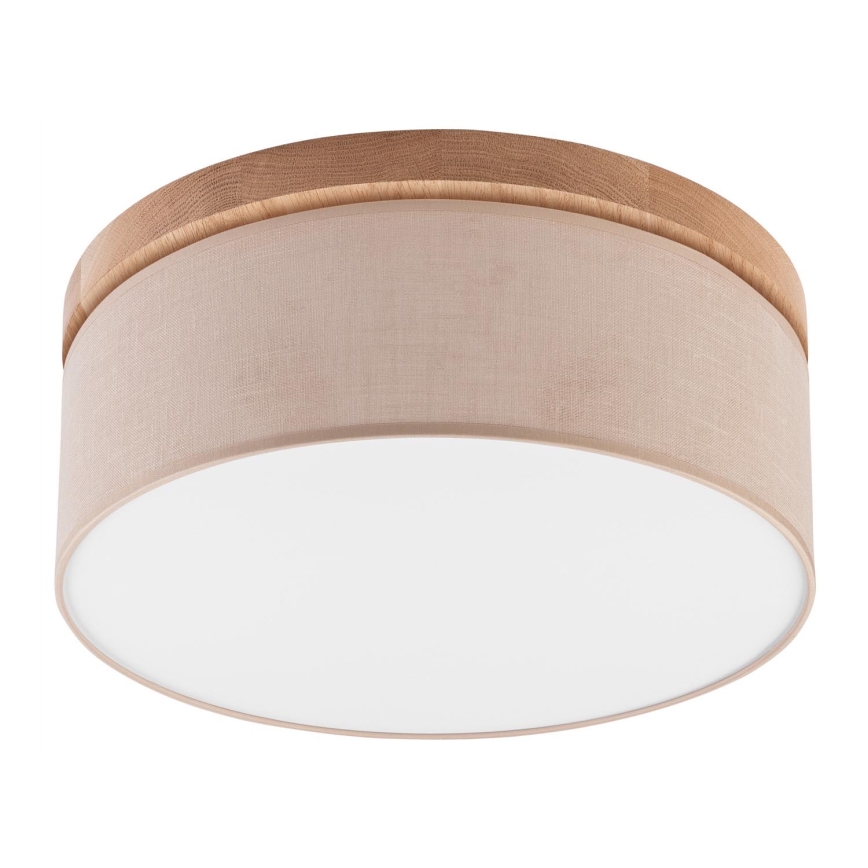 Brilagi - LED mennyezeti lámpa BELLADONNA 2xE27/15W/230V átm. 40 cm bézs/dió