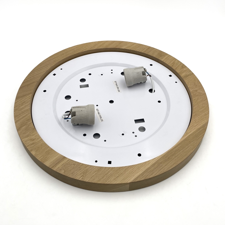 Brilagi - LED Mennyezeti lámpa BELLADONNA 2xE27/15W/230V átm. 40 cm fehér/tölgy