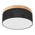 Brilagi - LED mennyezeti lámpa BELLADONNA 2xE27/15W/230V átm. 40 cm fekete/fenyő