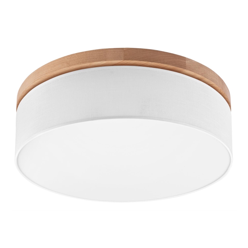 Brilagi - LED mennyezeti lámpa BELLADONNA 3xE27/15W/230V átm. 50 cm fehér/tölgy