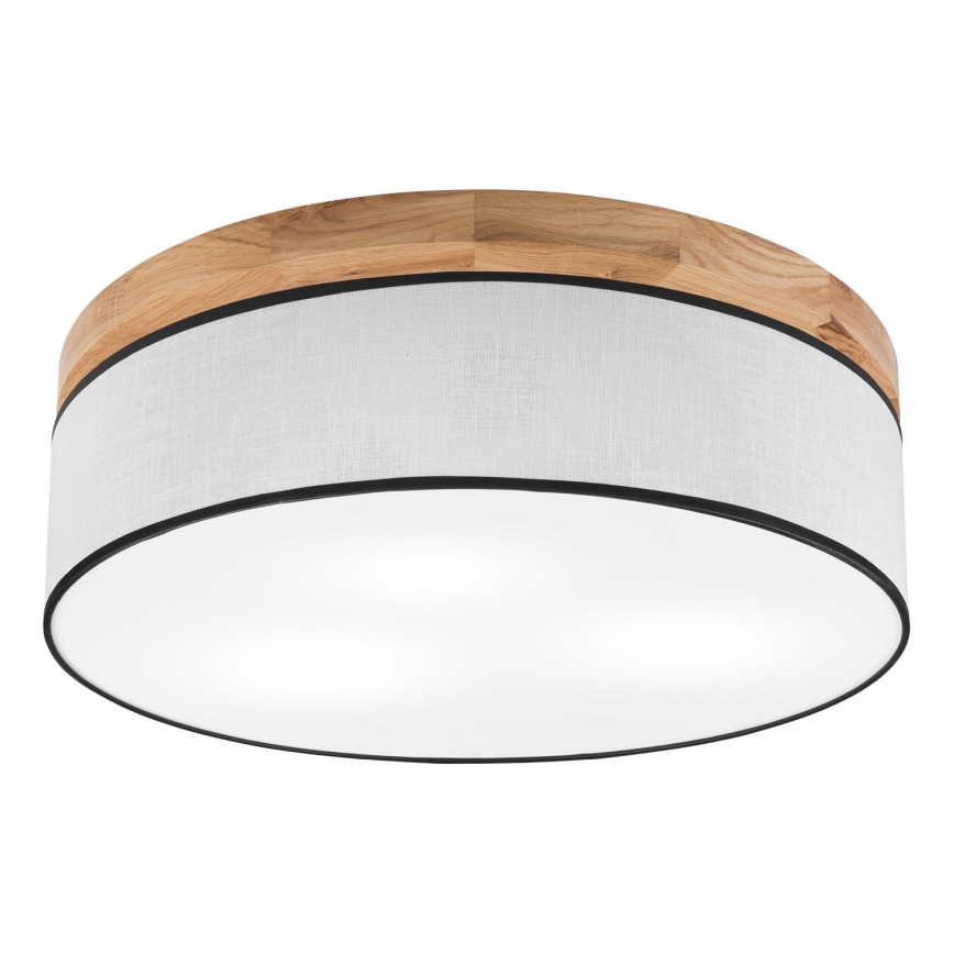 Brilagi - LED Mennyezeti lámpa BELLADONNA 3xE27/15W/230V átm. 50 cm fehér/tölgy