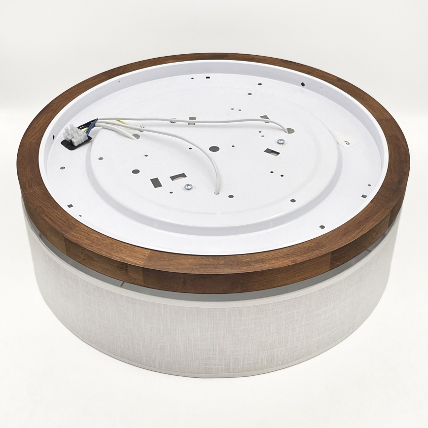 BRILAGI - LED mennyezeti lámpa BELLADONNA 3xE27/15W/230V Ø 50 cm fehér/cseresznye tölgy