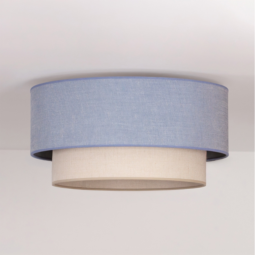Brilagi - LED mennyezeti lámpa BOHO ECO 1xE27/10W/230V átm. 40 cm kék/krémszínű