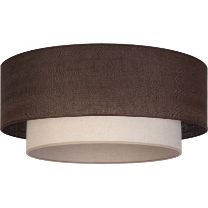 Brilagi - LED mennyezeti lámpa BOHO ECO 1xE27/10W/230V, Ø 40 cm, barna/krémszínű