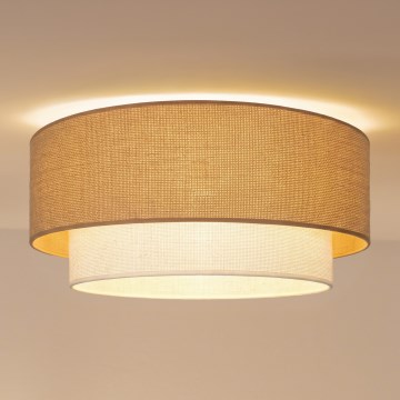 Brilagi - LED mennyezeti lámpa BOHO ECO 1xE27/10W/230V Ø 40 cm bézs/krém