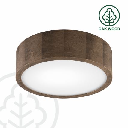 Brilagi - LED Mennyezeti lámpa CARVALHO 1xE27/60W/230V tölgy dió átm. 27 cm