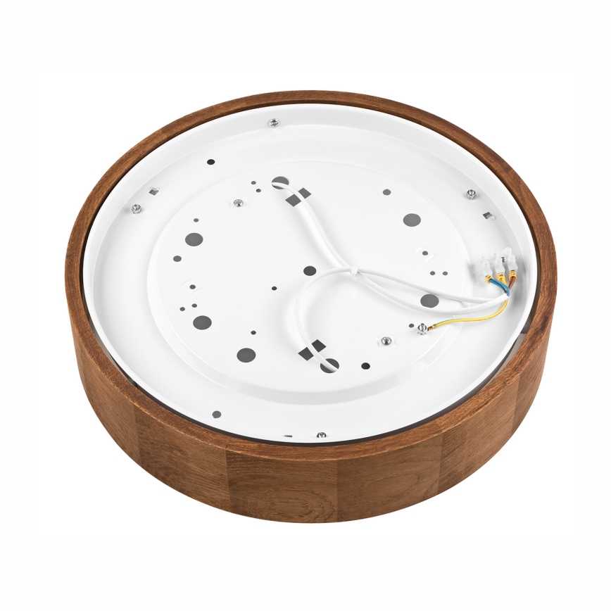 Brilagi - LED mennyezeti lámpa CARVALHO 2xE27/15W/230V tölgy/cseresznye átm. 37 cm