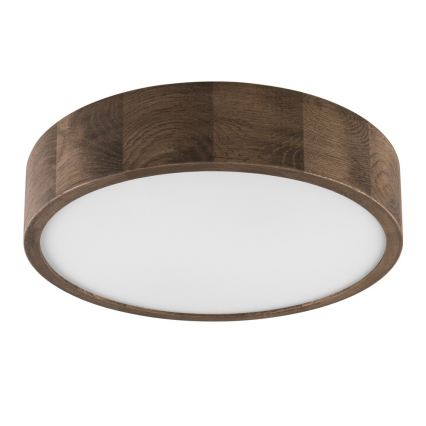 Brilagi - LED mennyezeti lámpa CARVALHO 2xE27/15W/230V tölgy, dió, átm. 37 cm