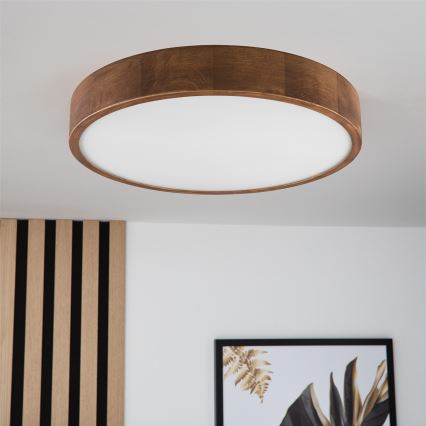 Brilagi - LED Mennyezeti lámpa CARVALHO 3xE27/60W/230V tölgy cseresznye átm. 47 cm