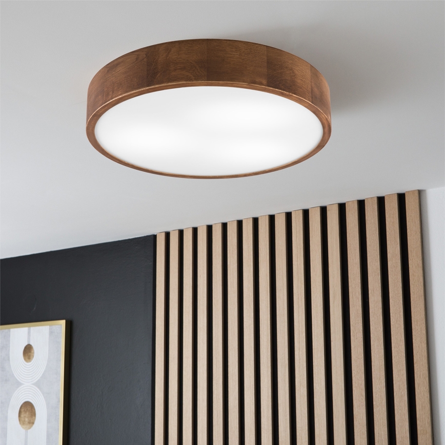 Brilagi - LED Mennyezeti lámpa CARVALHO 3xE27/60W/230V tölgy cseresznye átm. 47 cm