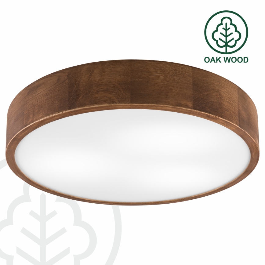 Brilagi - LED Mennyezeti lámpa CARVALHO 3xE27/60W/230V tölgy cseresznye átm. 47 cm