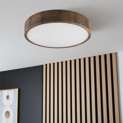 Brilagi - LED Mennyezeti lámpa CARVALHO 3xE27/60W/230V tölgy dió átm. 47 cm